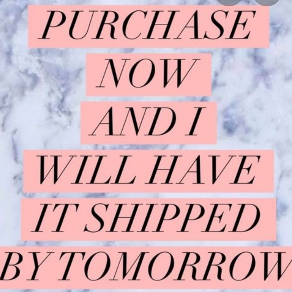 Will ship tomorrow!